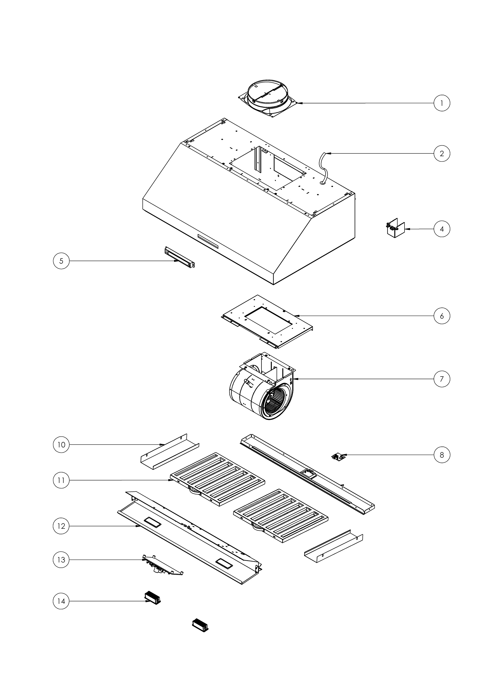 Tidal I Under-Cabinet | AK7300AS | Zephyr Parts & Accessories Store