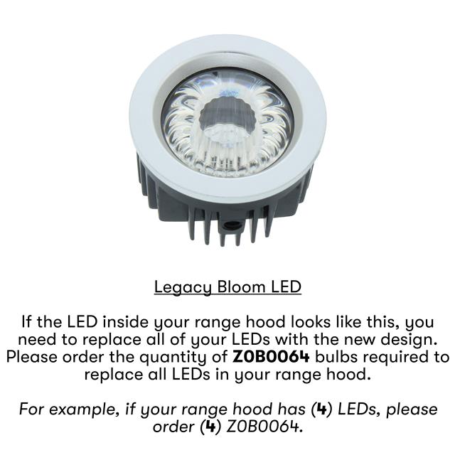 Bloom HD LED Replacement, 6W | Z0B0064 | Zephyr Parts 