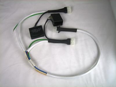 Dual Blower Cable Harness with Capacitors