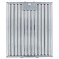 Gust, 36in, Stainless Steel, Baffle Filters