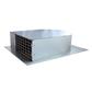 Layers Wall, 42in, SS+White Glass, LED, BODY ONLY